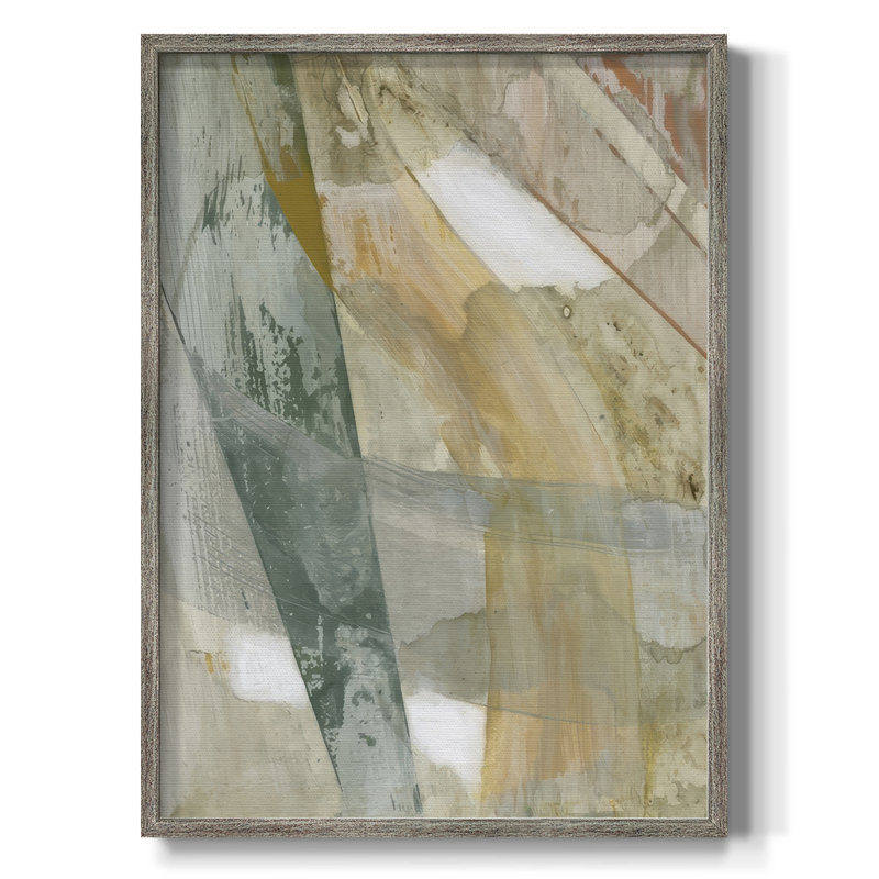 Bamboo Rain I, reproduction encadrée - bois massif, H 11 po x l 9 po