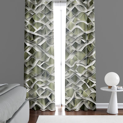 Semi Sheer Curtain Pair