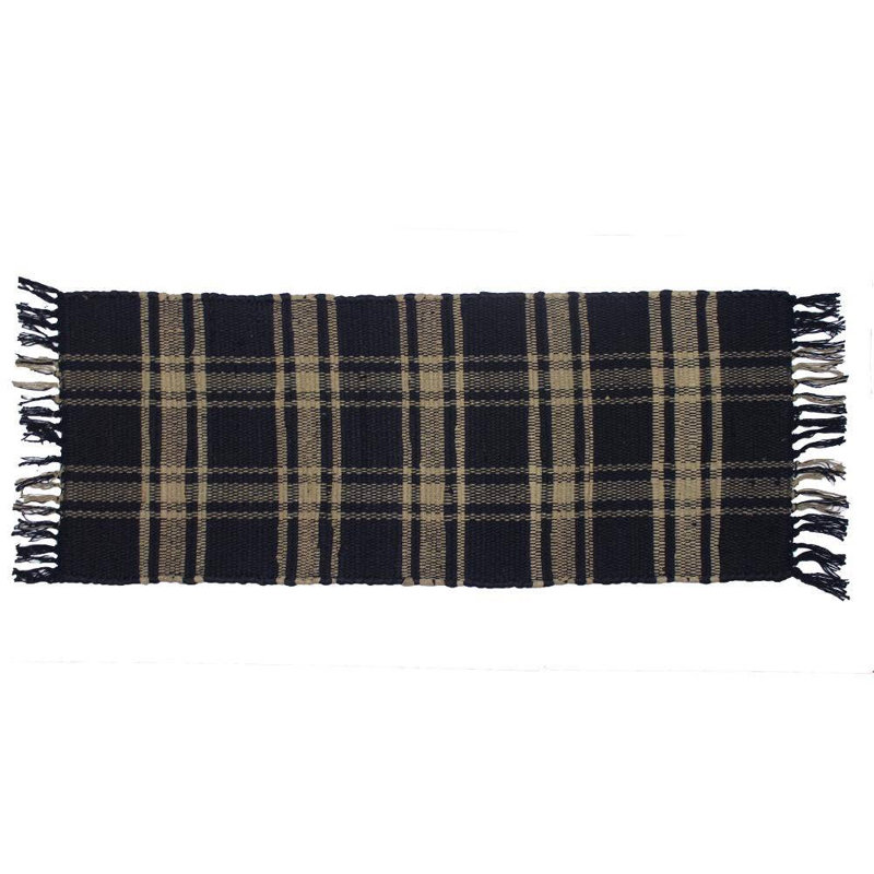 Black & Tan Chindi Runner