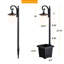 Solar Outdoor Post Light With Planter-673329493
