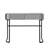39" Mirrored Makeup Vanity Table with Stainless Steel Base, Mirrored Console Dressing Table with 2 Drawers,Versatile Desk for Bedroom and Office-248942557
