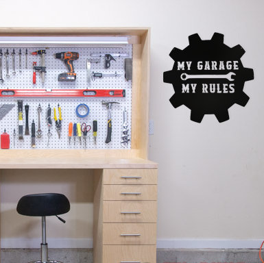 My Garage My Rules Wall Décor