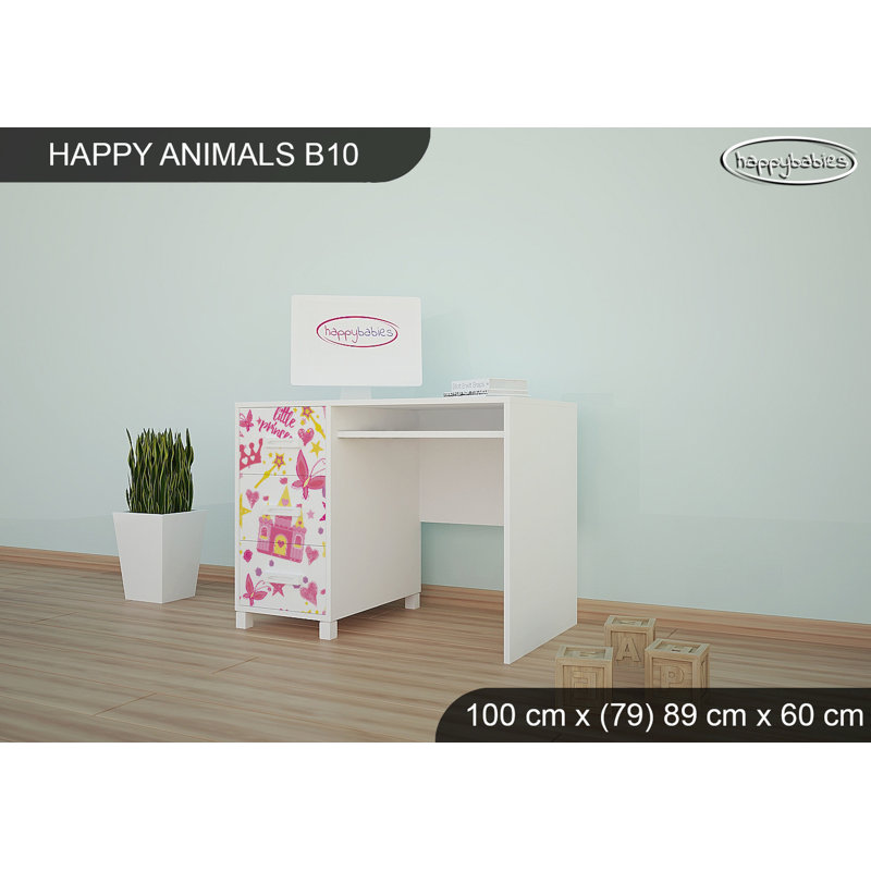 100cm Writing Desk, White