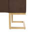 Banc de rangement luxueux avec pieds en métal-852325662