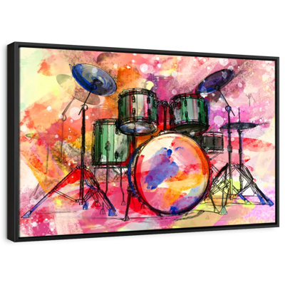 Ensemble de tambour coloré
