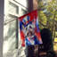 Drapeau patriotique de la maison américaine-112698635