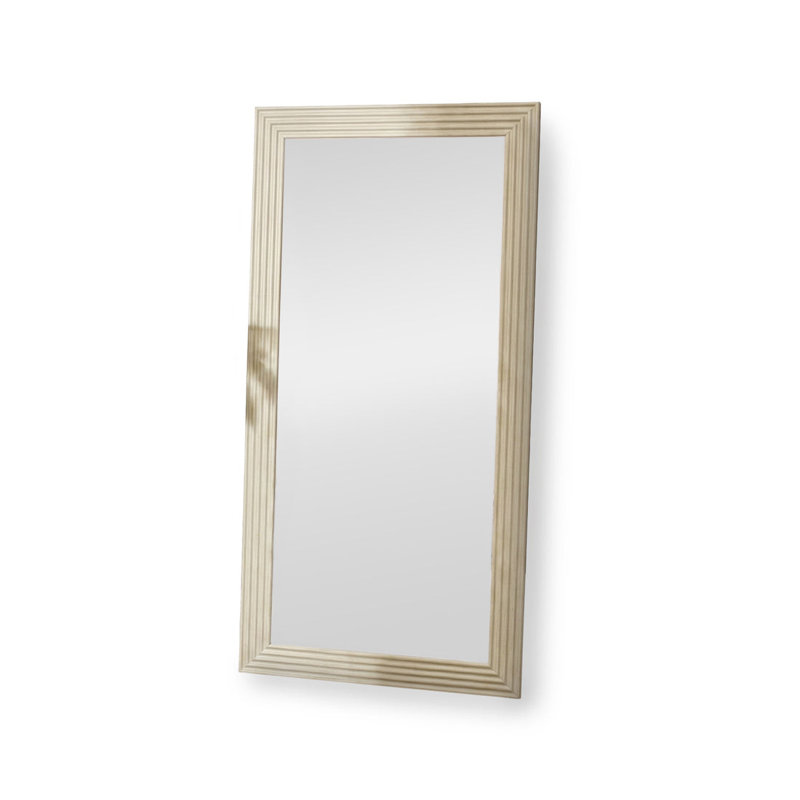 Wooden Mirror, 180x90cm, Oatmeal
