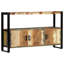 Buffet en bois récupéré massif 47,2 po x 11,8 po x 29,5 po