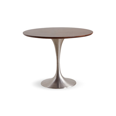 Walnut Round Solid Wood Dining table by Corrigan Studio