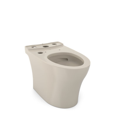 TOTO® Aquia® IV Elongated Universal Height Skirted Toilet Bowl with CEFIONTECT®, WASHLET®+ Ready, Bone