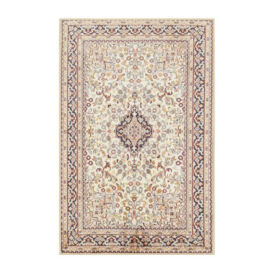 Tapis brun / bleu / gris Carmelino