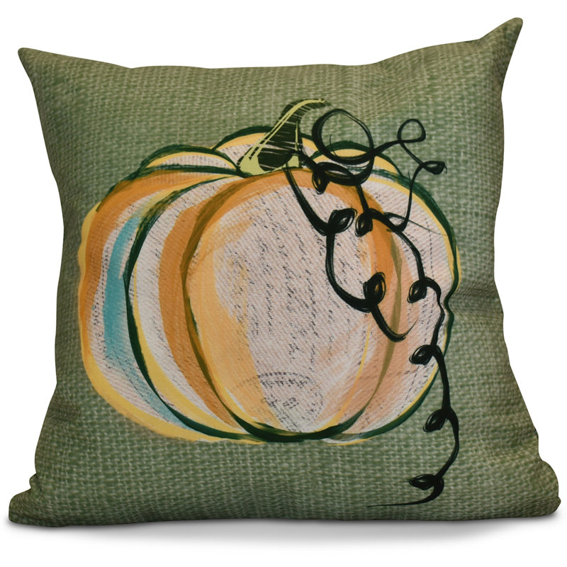 Housse et insert pour coussin d'extérieur, Vert, H 18 po x l 18 po x P 2 po