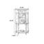 Armoire de coin en bois massif