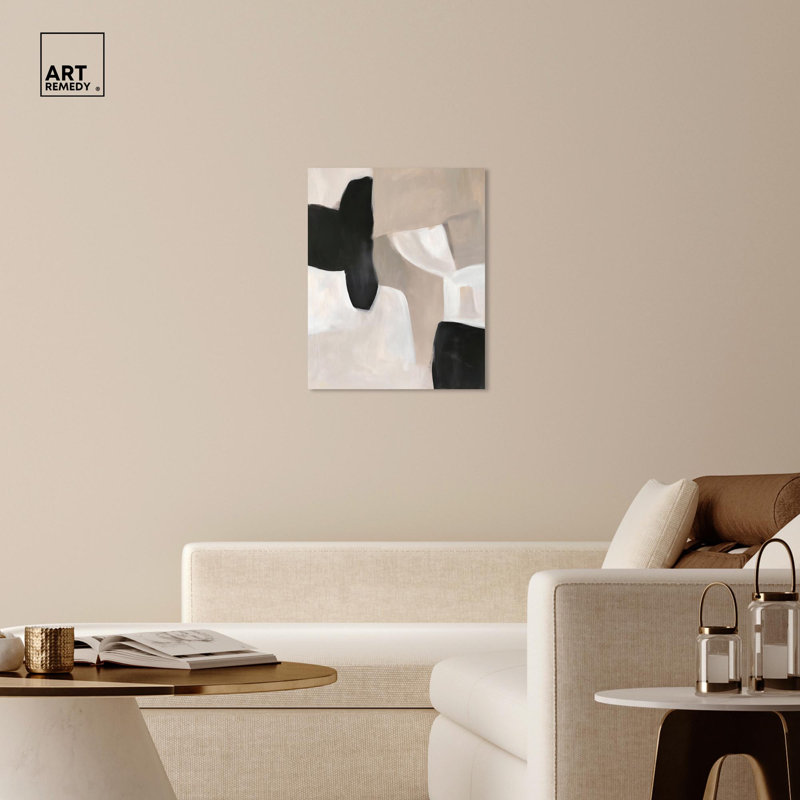 «Soft Shadowplay II», toile moderne par Art Remedy, H 30 po x l 24 po, Toile tendue