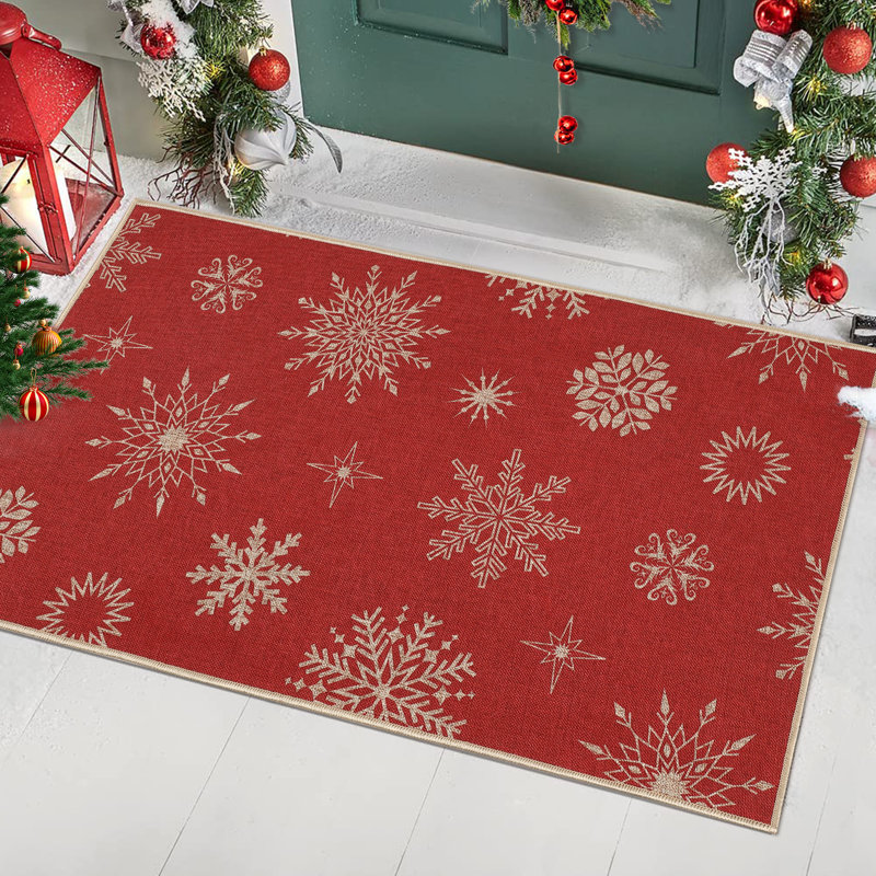 Paillasson Merry Christmas, L 17 po x L 29 po
