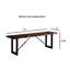 Banc en métal 1Pc