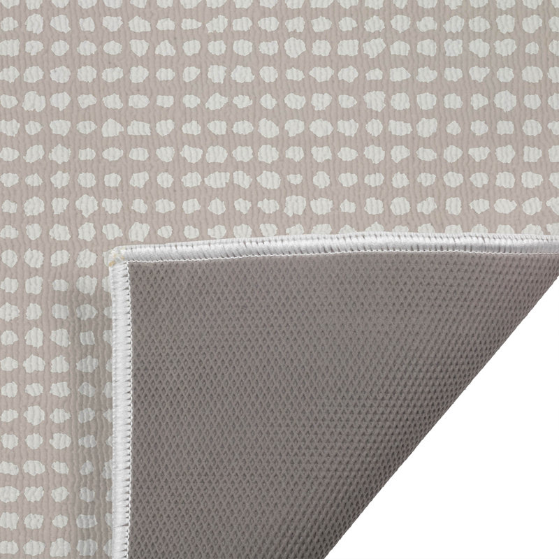 Paillasson d'extérieur Grunge Row, L 21 po x L 34 po, Taupe