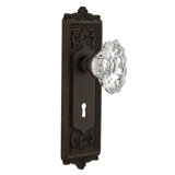Egg & Dart Plate with Decorative Keyhole and Chateau Door Knob