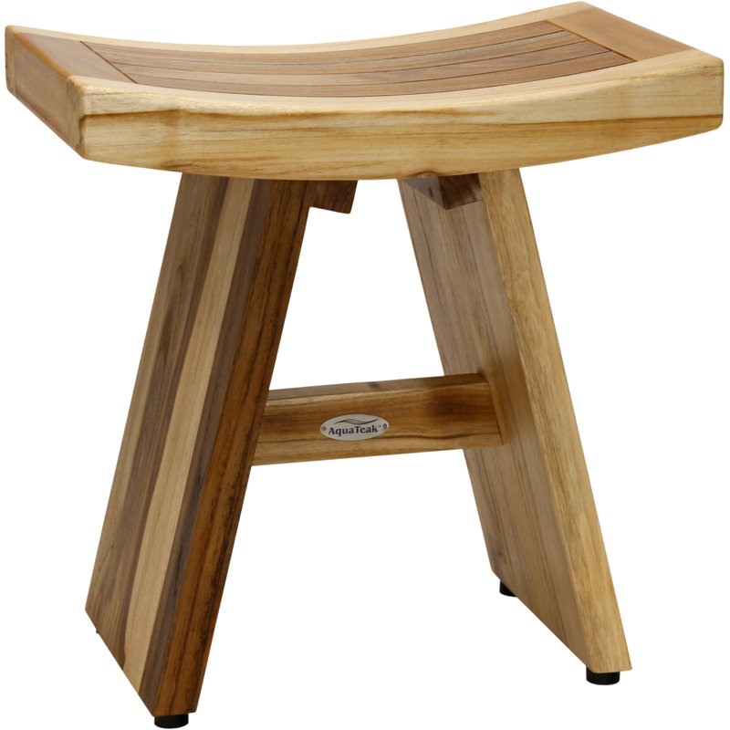 Banc de douche en teck Asia Shield