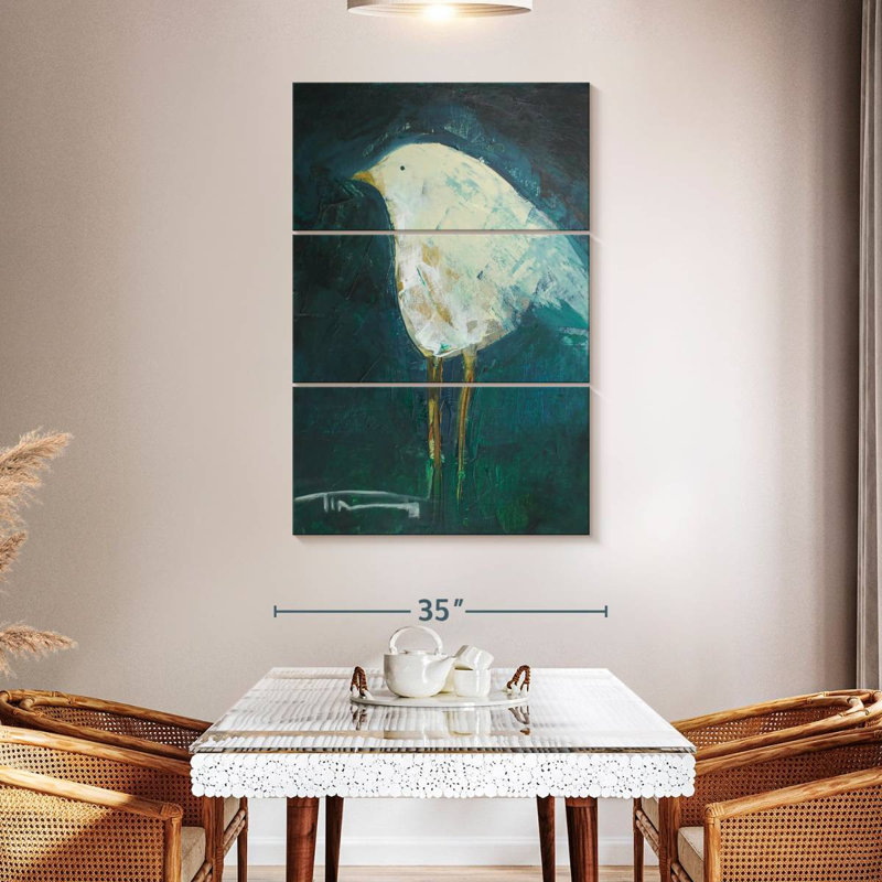 Brampt Waiting Bird, 50" H x 32" W