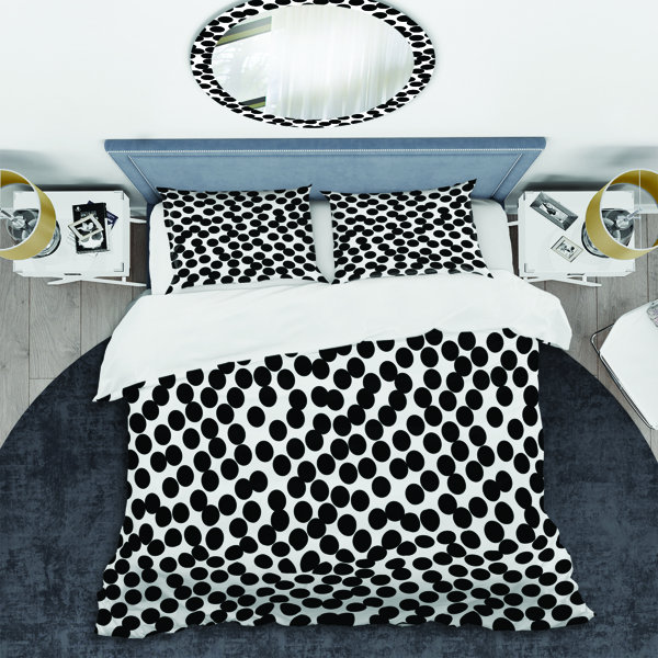 DesignArt Dots Duvet Cover Set | Wayfair