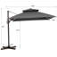 Parasol déporté Gerken 12' × 10', base lestée non incluse-1603812158-1557226374-1557226375