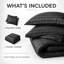 Microfiber Striped Duvet Cover Set with Pillowcases Included-117990083-117990084
