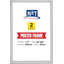 Cadre en aluminium verrouillable M&T Affiche, profil de 1,25 po, fixation murale, affiche à chargement frontal, photo, certificat, cadre de document avec couvercle antireflet (2)-107510649-107510646