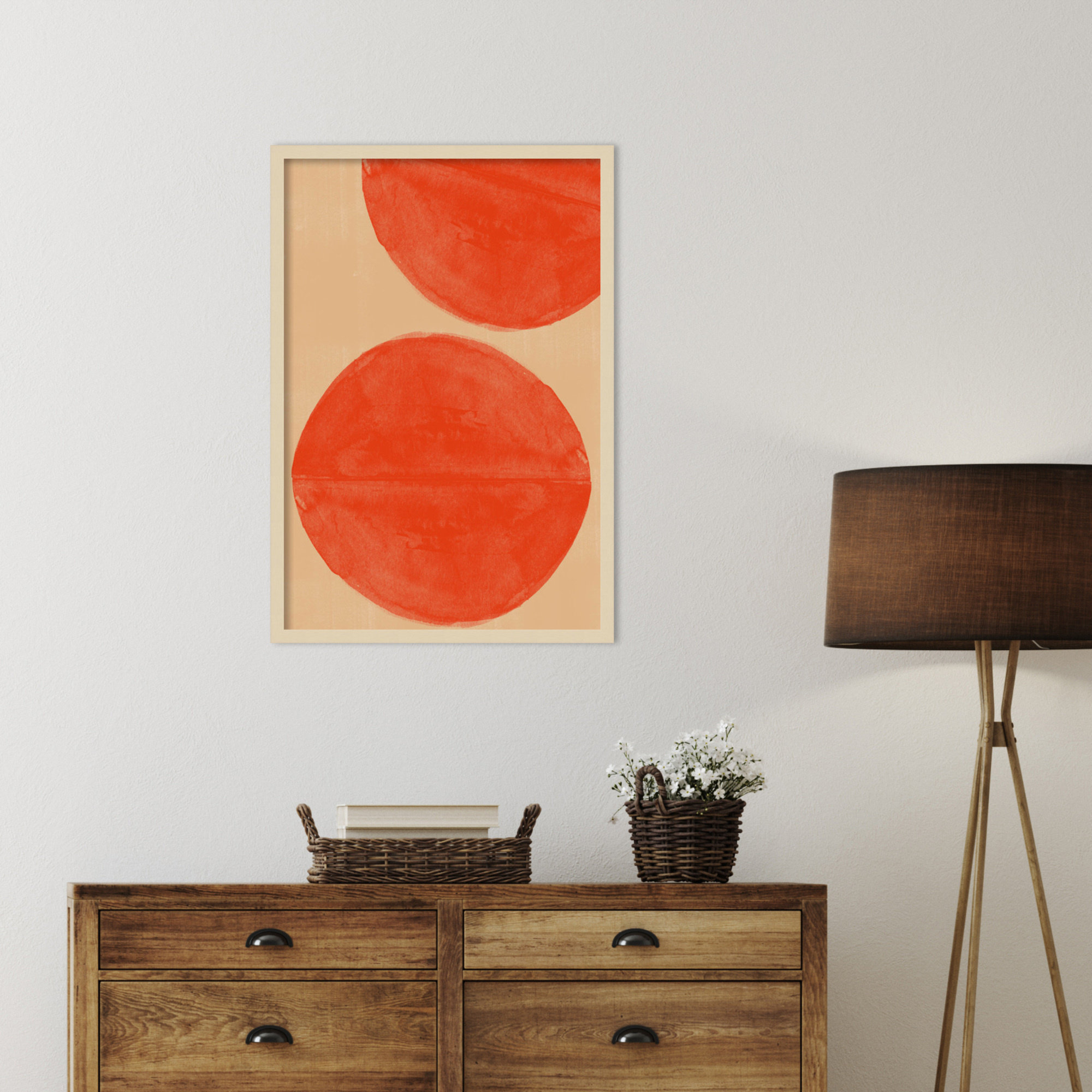 Separation by The MIUUS STUDIO Wood Framed Wall Art Print, Brown, 33" H x 23" W