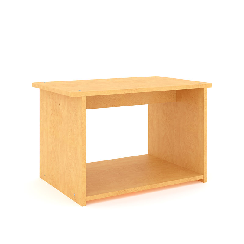 Table de jeu rectangulaire Toto Mate, Érable, Oui, 20" H x 32" L x 20.5" W