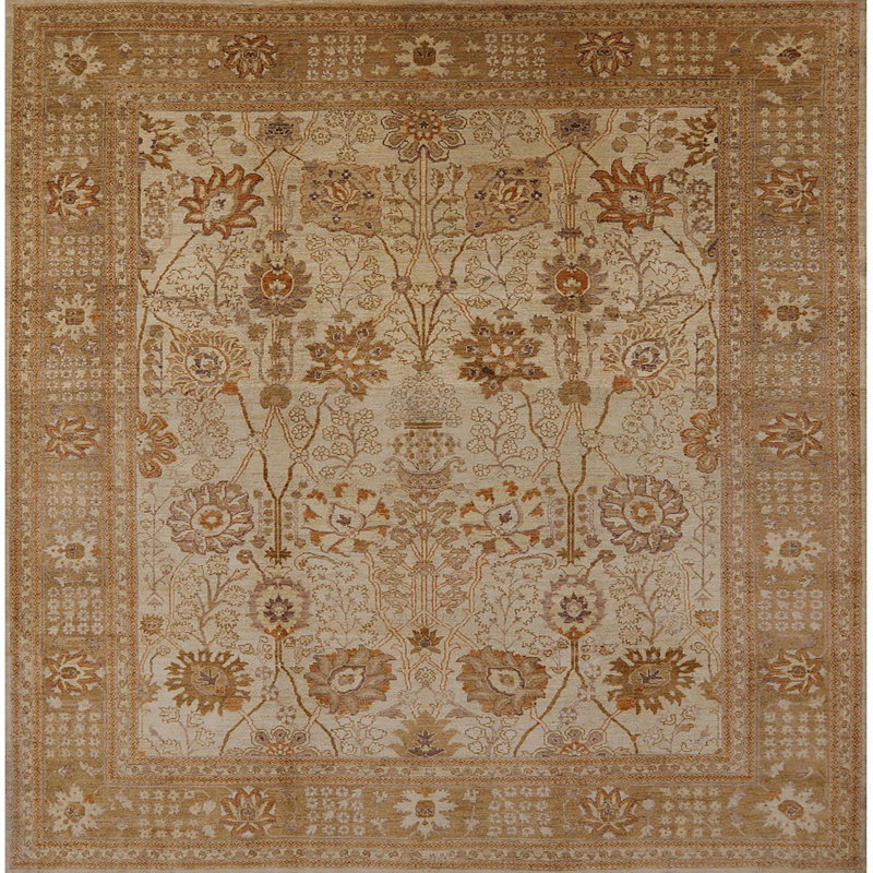 Tapis brun Saear, Carré 5 pi