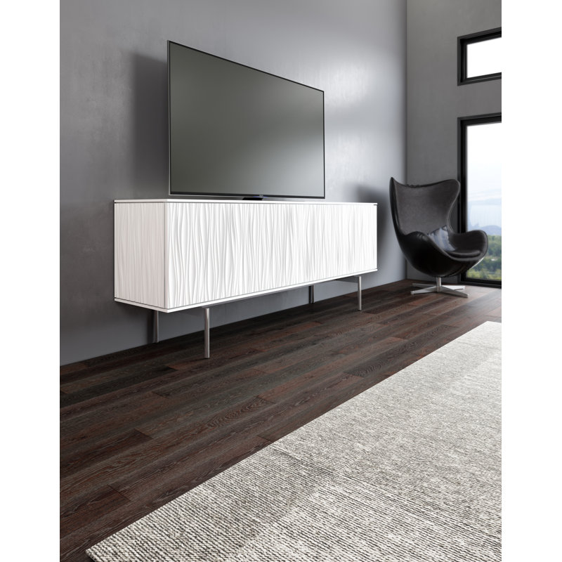Table de buffet de 79,25 po de large Tanami, Blanc satiné