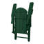 Chaise Adirondack d'extérieur réglable et pliante avec repose-pieds dissimulé et table d'appoint ronde-426337640