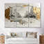 Los Angeles en or et tons de gris II - ensemble d'art mural Los Angeles-107183136-107183131