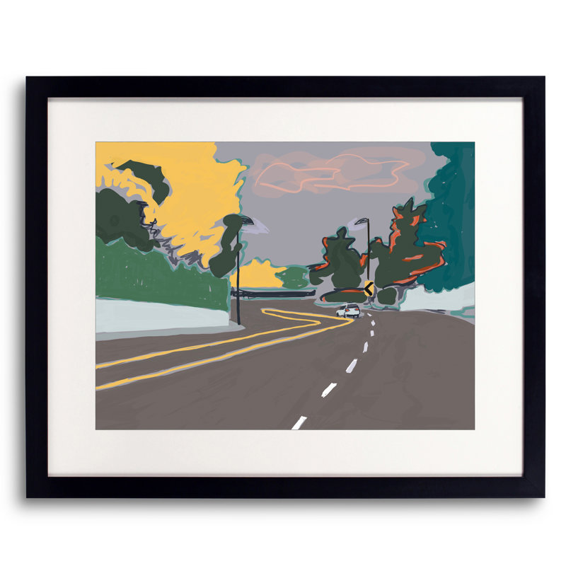 Sunset Heading East Print by Deborah Blum, 17.25" H x 21.25" W x 0.875" D