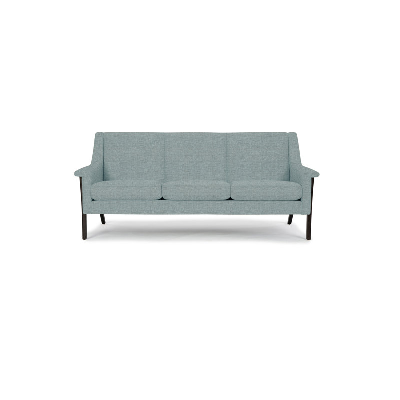 Arlo Sofa, Wenge, Peacock Polyester