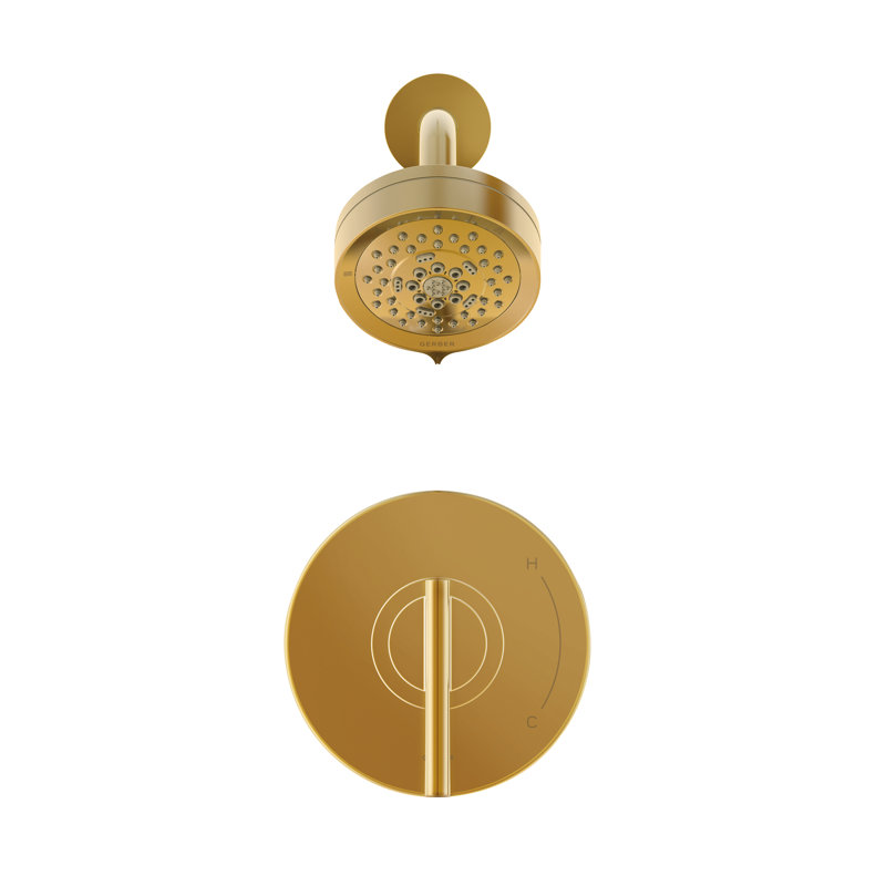 Ensemble de garniture de douche Parma, 1,75 gallons par minute, Bronze brossé
