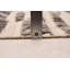 Tapis unique gris de 5 pi 1 po x 8 pi Grogan