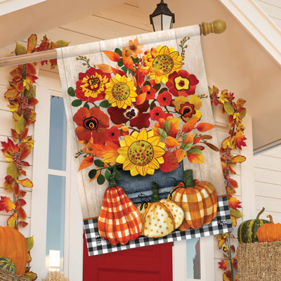 Autumn Bouquet House Flag