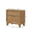 Table de chevet contemporaine à 2 tiroirs 1Pc