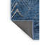 Tapis bleu lavable à la machine-923675025