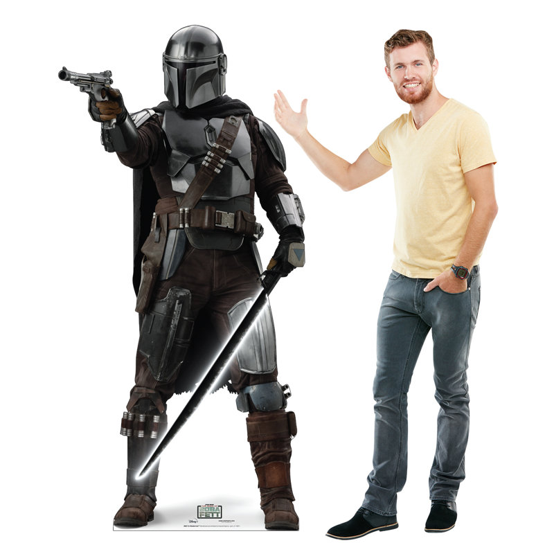 Life-Size Mandalorian Cardboard Standee, 72" Tall