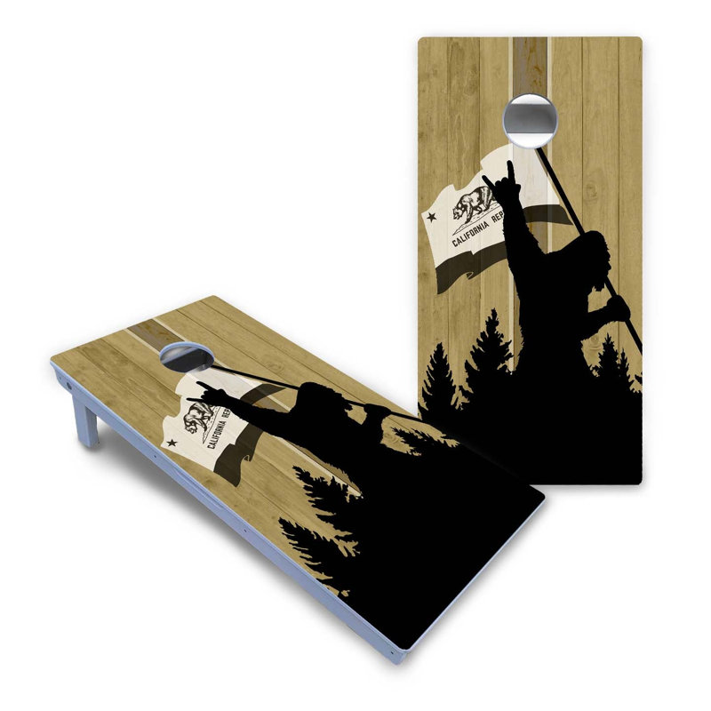 Ensemble de cornhole Sasquatch, Ajouter un étui et des lumières