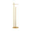 Kelly Wearstler Fielle 1-light LED large floor lamp in natural brass finish-517809477