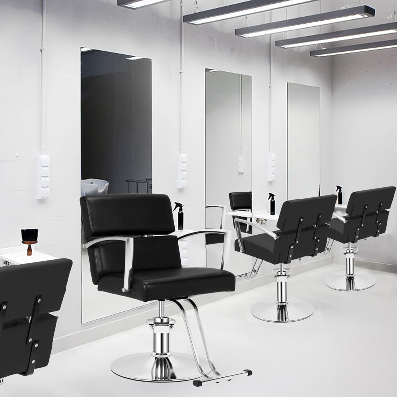 Fauteuil de massage en faux cuir, Similicuir noir