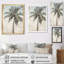 Palmier tropical dans des couleurs rétro délavées - prairie, art mural-568782869-568782857