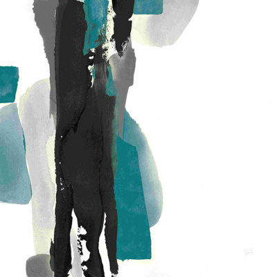 Noir et bleu sarcelle II