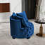 Chaise pivotante rembourrée et capitonnée-1780449058