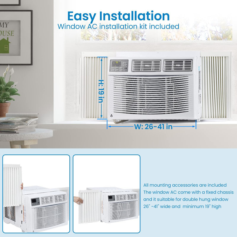 Homhougo 10000 BTU Portable Air Conditioner with Remote Included