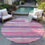 Tapis rose intérieur / extérieur lavable à la machine Chayden ACN1019-99177753
